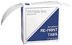 Re-Print Tabs
